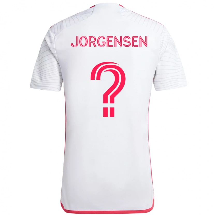 Danxen Femme Maillot Owen Jorgensen #0 Magenta Blanc Tenues Extérieur 2025/26 T-Shirt