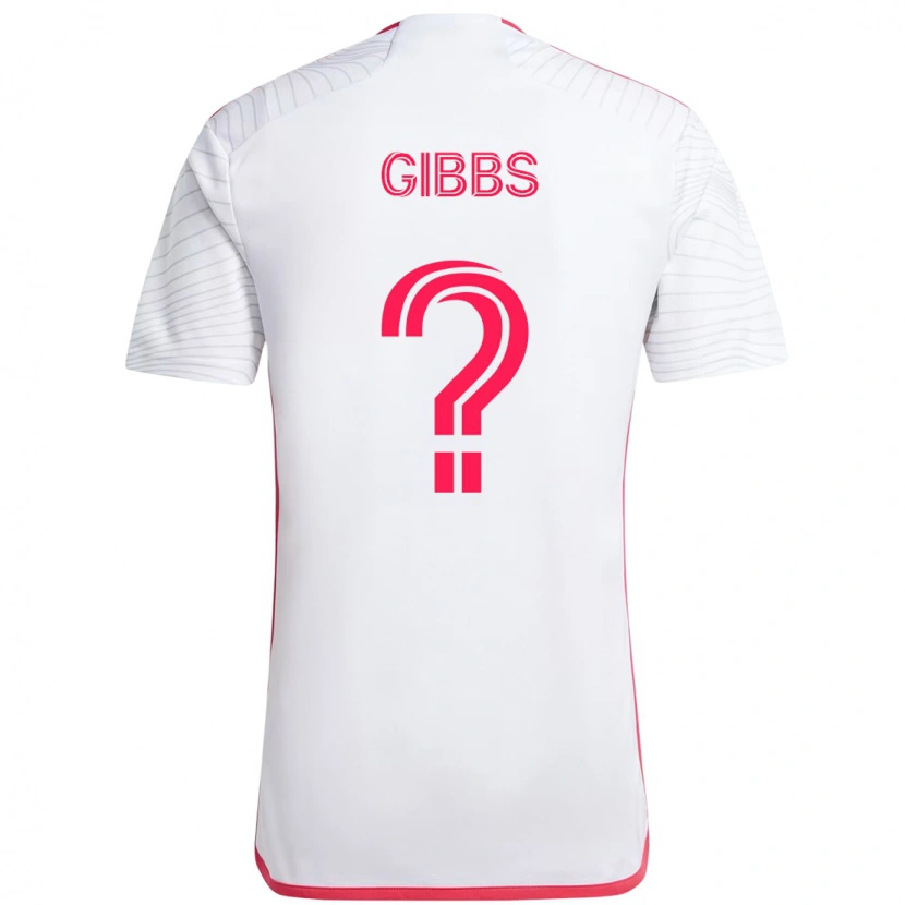 Danxen Femme Maillot Ryley Gibbs #0 Blanc Magenta Tenues Extérieur 2025/26 T-Shirt
