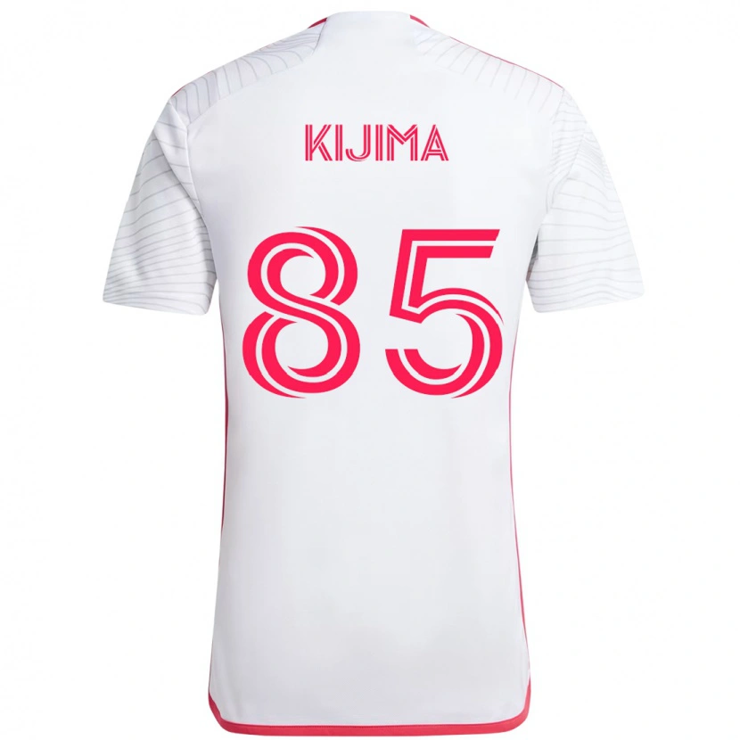 Danxen Femme Maillot Hosei Kijima #85 Blanc Magenta Tenues Extérieur 2025/26 T-Shirt
