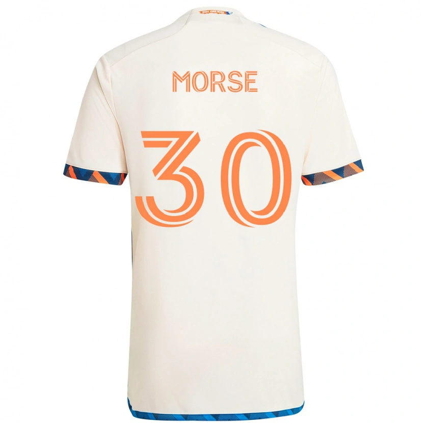 Danxen Femme Maillot Hunter Morse #30 Bleu Foncé Orange Tenues Extérieur 2025/26 T-Shirt