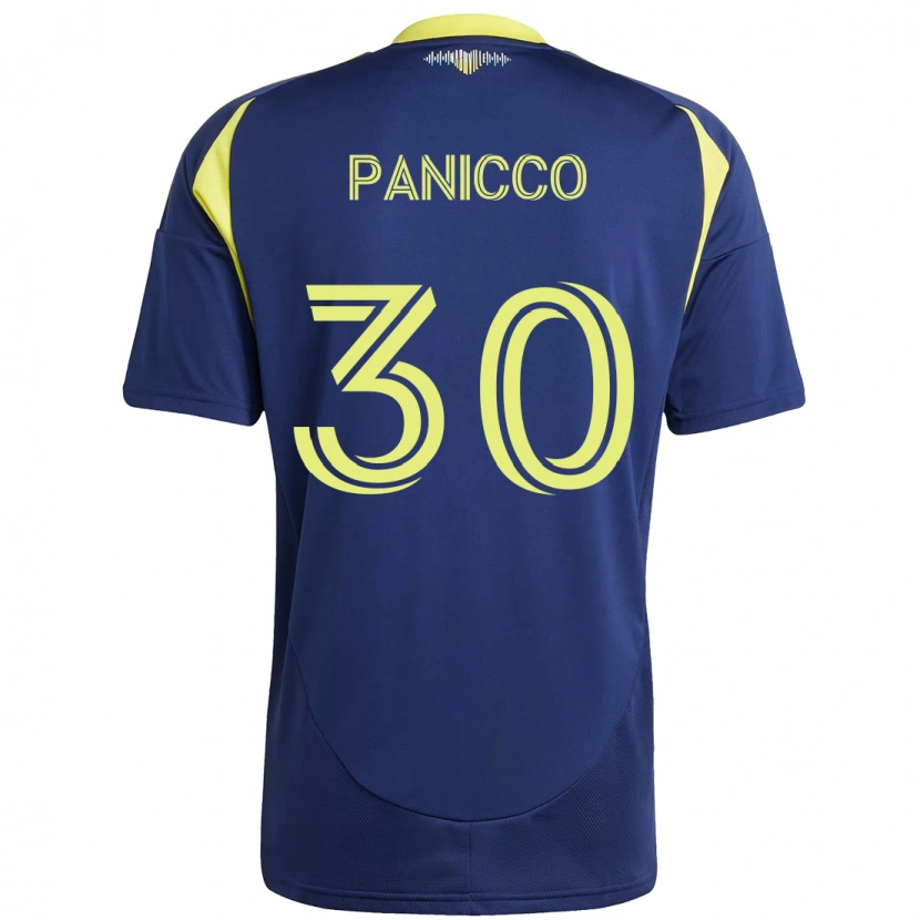 Danxen Femme Maillot Elliot Panicco #30 Bleu Marine Jaune Tenues Extérieur 2025/26 T-Shirt