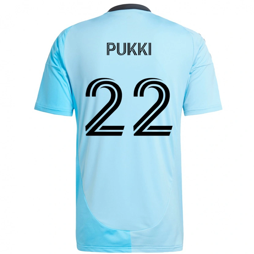 Danxen Femme Maillot Teemu Pukki #22 Bleu Ciel Tenues Extérieur 2025/26 T-Shirt