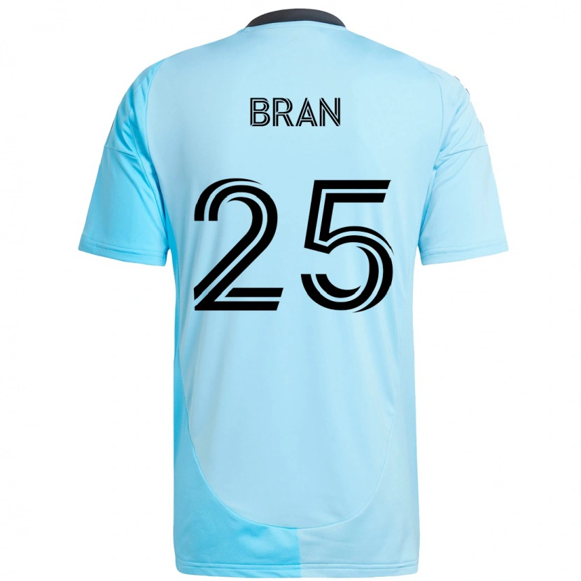 Danxen Femme Maillot Alejandro Bran #25 Noir Bleu Tenues Extérieur 2025/26 T-Shirt