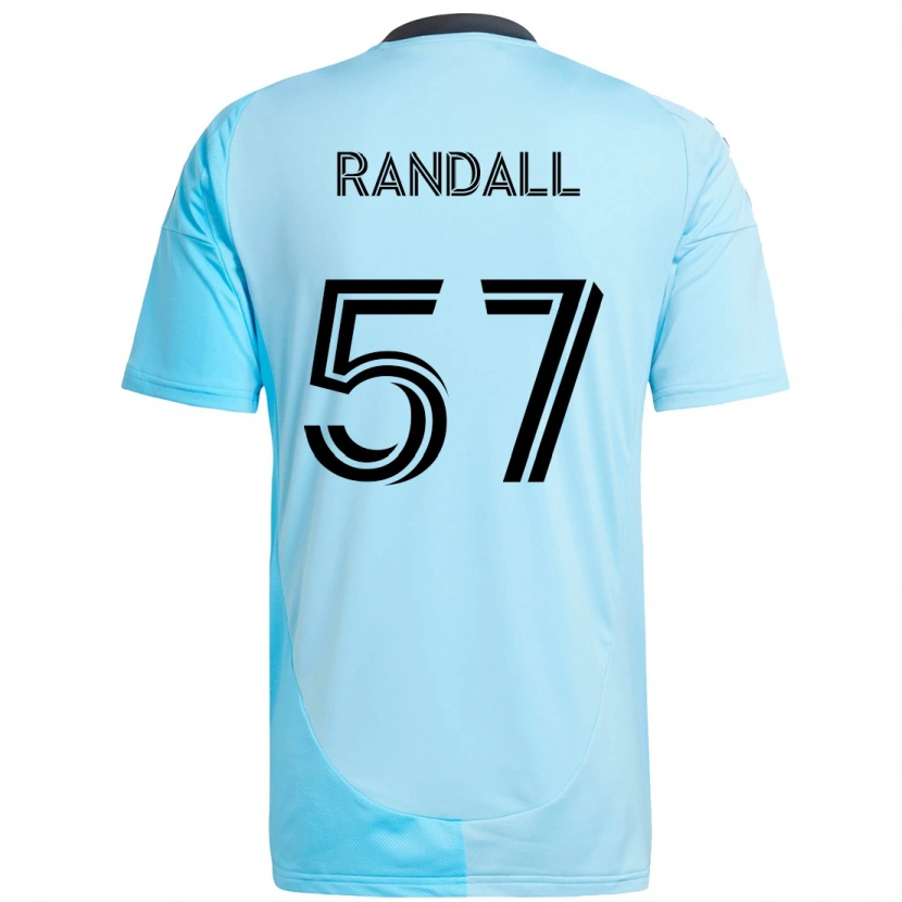 Danxen Femme Maillot Darius Randell #57 Noir Bleu Tenues Extérieur 2025/26 T-Shirt