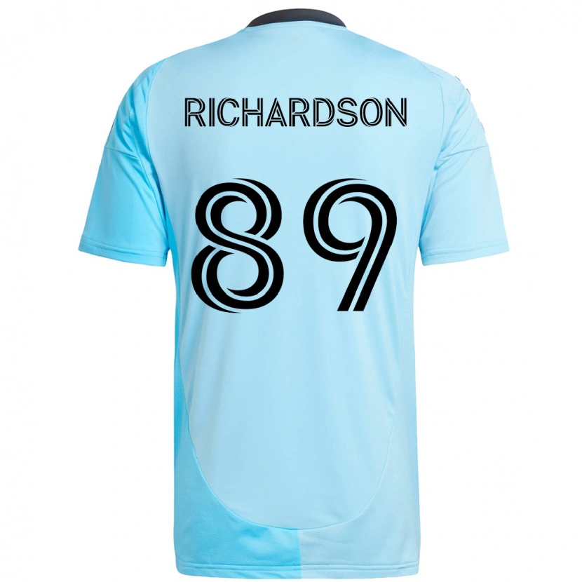 Danxen Femme Maillot Nick Richardson #89 Bleu Ciel Tenues Extérieur 2025/26 T-Shirt