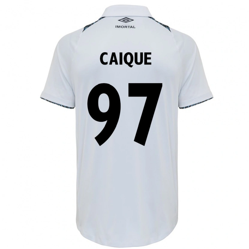 Danxen Femme Maillot Caíque #97 Blanc Bleu Tenues Extérieur 2025/26 T-Shirt