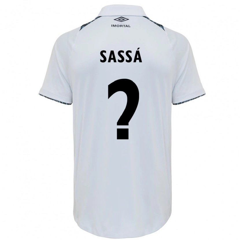 Danxen Femme Maillot Sassá #0 Bleu Noir Blanc Tenues Extérieur 2025/26 T-Shirt