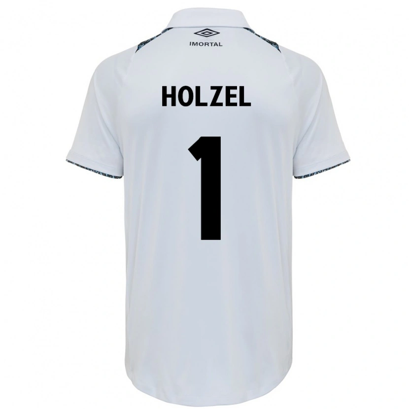 Danxen Femme Maillot Vivi Holzel #1 Blanc Bleu Tenues Extérieur 2025/26 T-Shirt