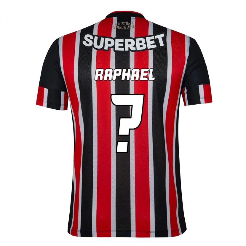 Danxen Femme Maillot Raphael #0 Noir Rouge Tenues Extérieur 2025/26 T-Shirt