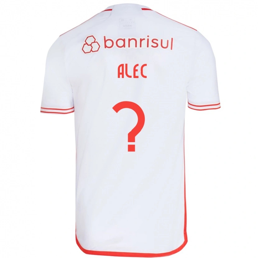 Danxen Femme Maillot Alec #0 Blanc Rouge Tenues Extérieur 2025/26 T-Shirt