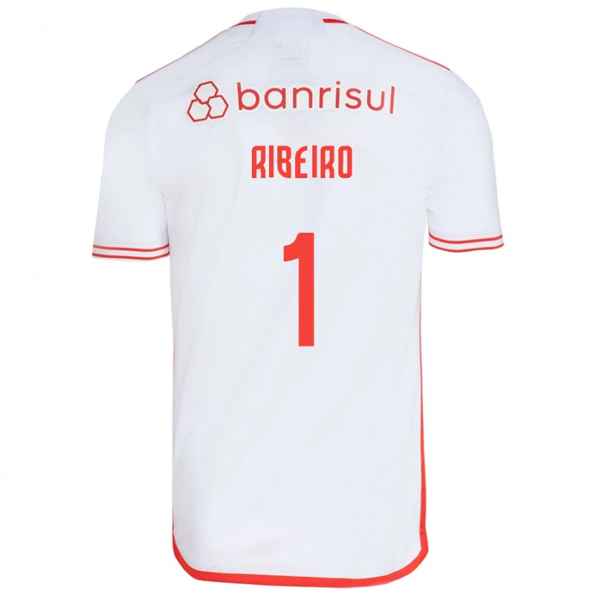 Danxen Femme Maillot Mari Ribeiro #1 Rouge Blanc Tenues Extérieur 2025/26 T-Shirt