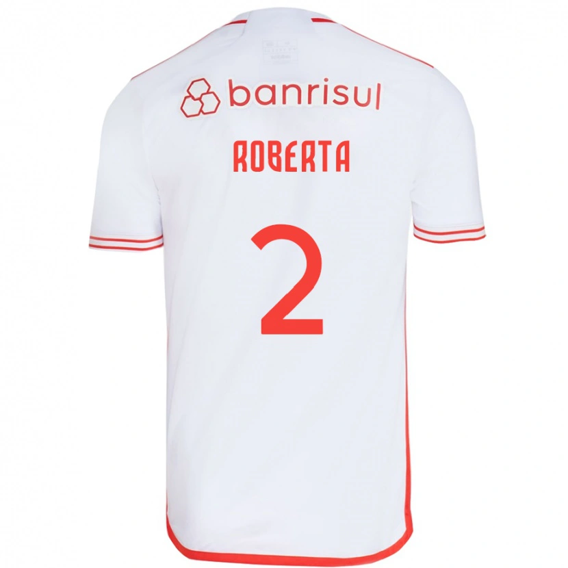 Danxen Femme Maillot Roberta #2 Rouge Blanc Tenues Extérieur 2025/26 T-Shirt