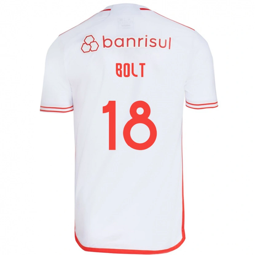 Danxen Femme Maillot Tamara Bolt #18 Rouge Blanc Tenues Extérieur 2025/26 T-Shirt