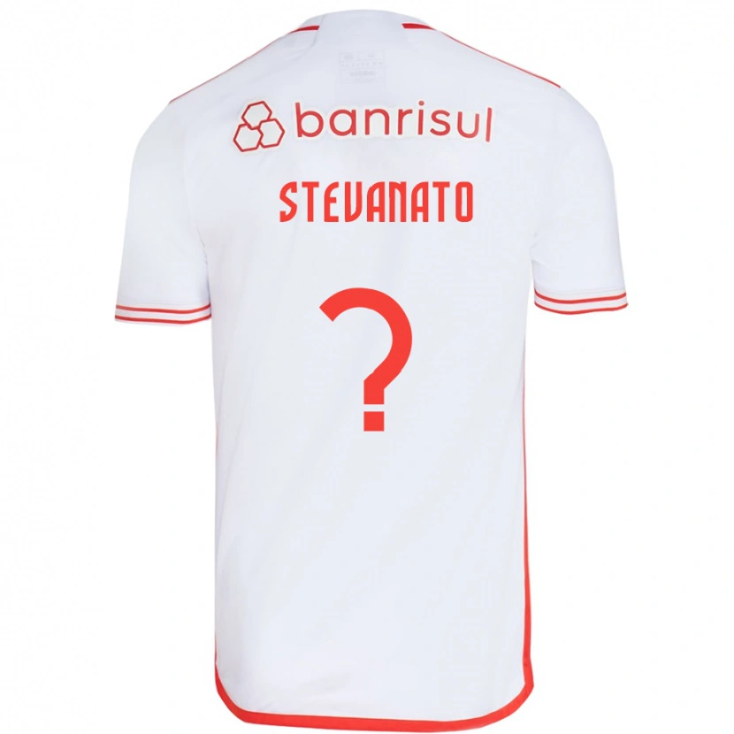 Danxen Femme Maillot Eduardo Stevanato #0 Blanc Rouge Tenues Extérieur 2025/26 T-Shirt