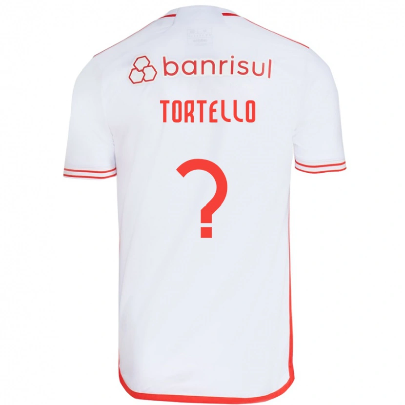 Danxen Femme Maillot Tortello #0 Rouge Blanc Tenues Extérieur 2025/26 T-Shirt