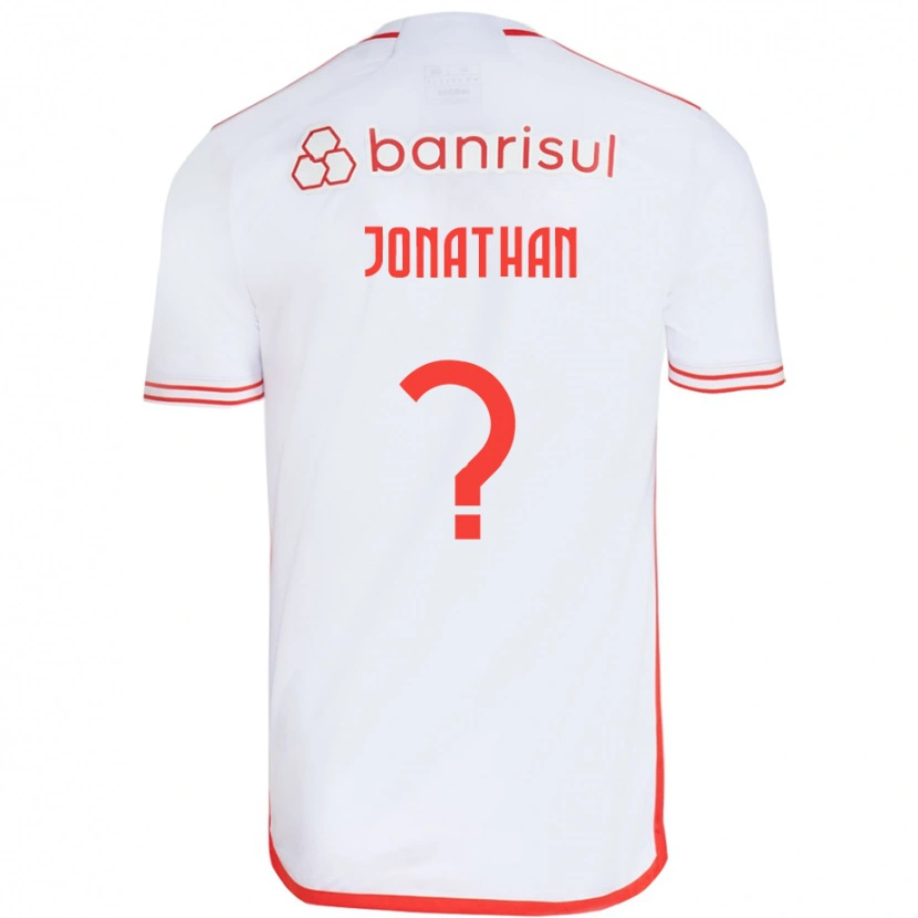 Danxen Femme Maillot Jonathan #0 Rouge Blanc Tenues Extérieur 2025/26 T-Shirt