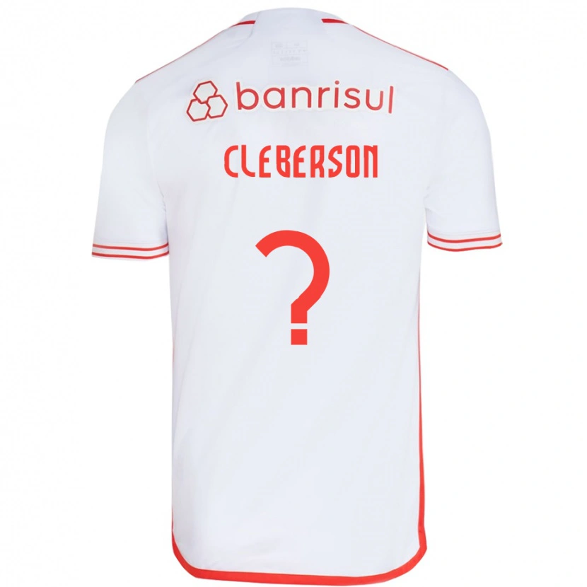 Danxen Femme Maillot Cleberson #0 Blanc Rouge Tenues Extérieur 2025/26 T-Shirt