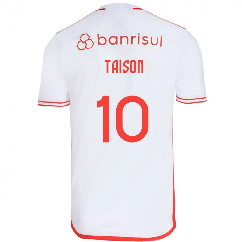 Danxen Femme Maillot Taison #10 Blanc Rouge Tenues Extérieur 2025/26 T-Shirt