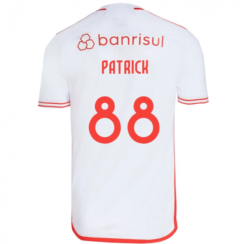 Danxen Femme Maillot Patrick #88 Blanc Rouge Tenues Extérieur 2025/26 T-Shirt
