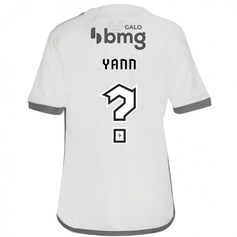Danxen Femme Maillot Yann Neves #0 Blanc Cassé Tenues Extérieur 2025/26 T-Shirt