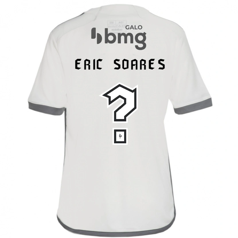 Danxen Femme Maillot Eric Soares #0 Blanc Cassé Tenues Extérieur 2025/26 T-Shirt