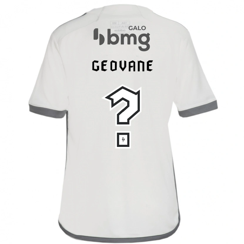 Danxen Femme Maillot Geovane #0 Blanc Cassé Tenues Extérieur 2025/26 T-Shirt