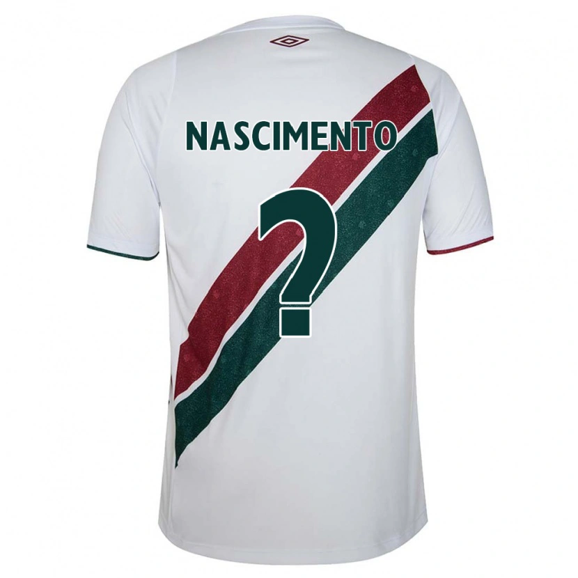 Danxen Femme Maillot Hiago Nascimento #0 Vert Bordeaux Blanc Tenues Extérieur 2025/26 T-Shirt