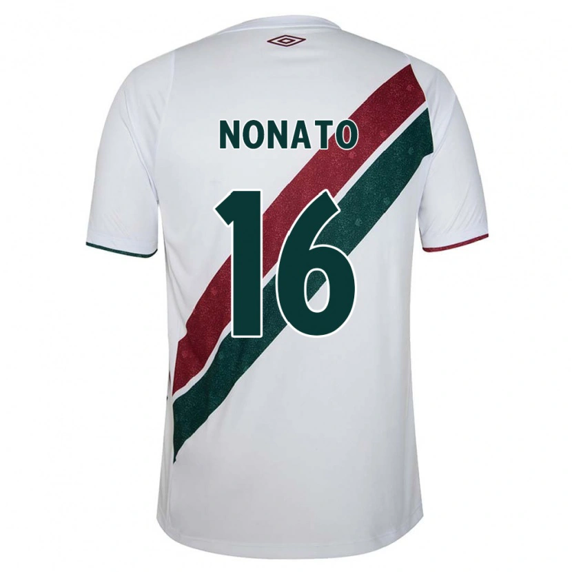 Danxen Femme Maillot Nonato #16 Vert Bordeaux Blanc Tenues Extérieur 2025/26 T-Shirt