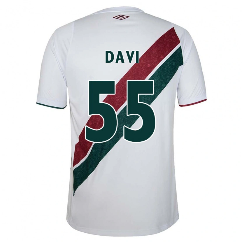 Danxen Femme Maillot Wallace Davi #55 Vert Bordeaux Blanc Tenues Extérieur 2025/26 T-Shirt