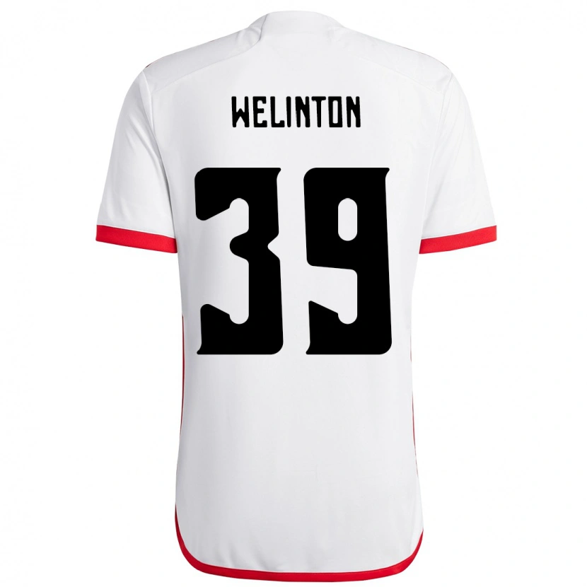 Danxen Femme Maillot Zé Welinton #39 Rouge Noir Tenues Extérieur 2025/26 T-Shirt