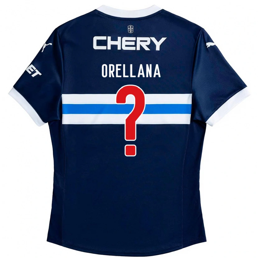 Danxen Femme Maillot Joan Orellana #0 Noir Bleu Tenues Extérieur 2025/26 T-Shirt