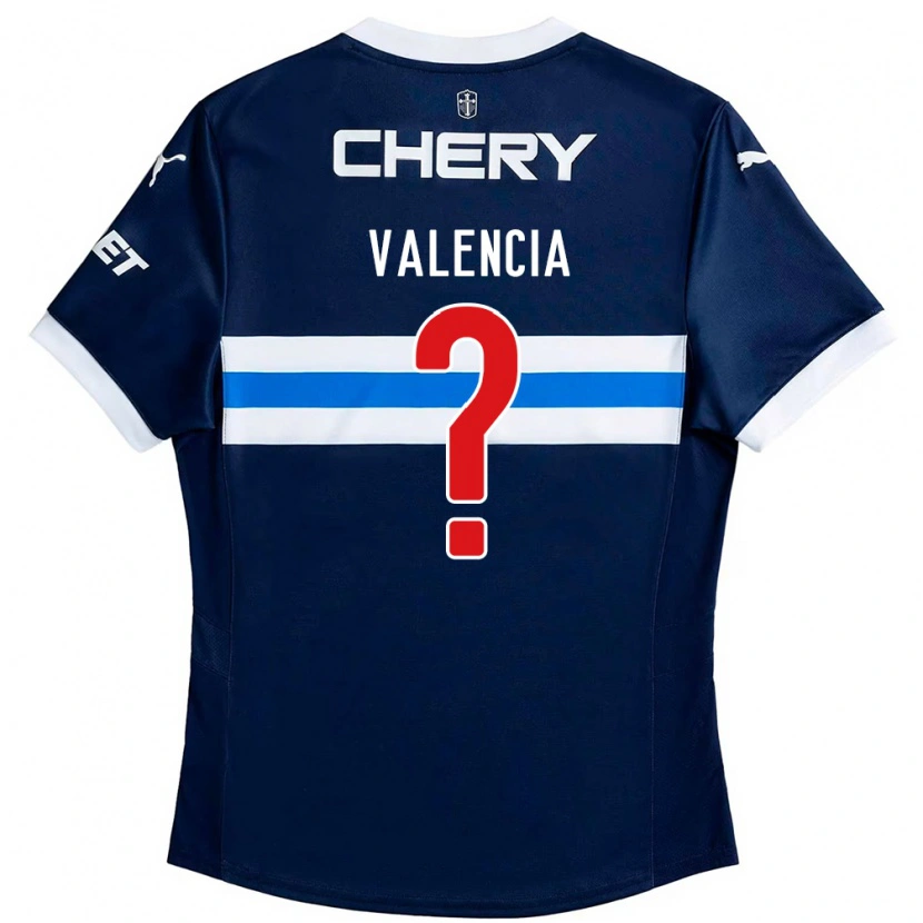 Danxen Femme Maillot Diego Valencia #0 Noir Bleu Tenues Extérieur 2025/26 T-Shirt