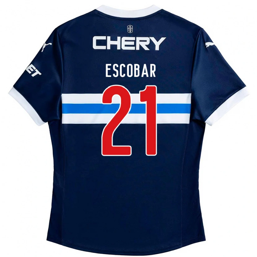 Danxen Femme Maillot Dylan Escobar #21 Bleu Royal Blanc Tenues Extérieur 2025/26 T-Shirt