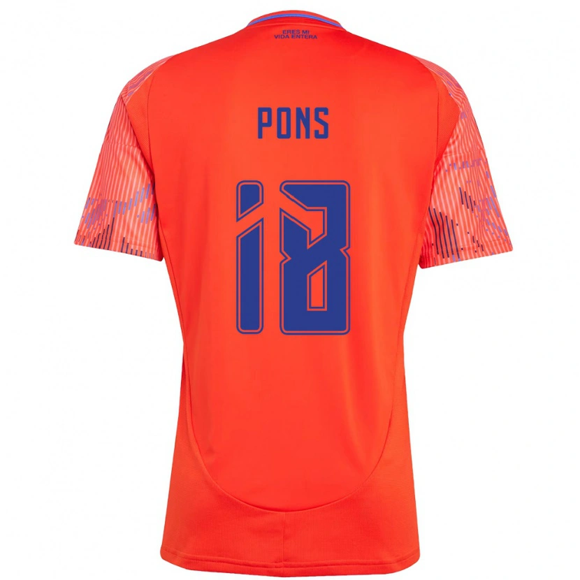 Danxen Femme Maillot Luciano Pons #18 Bleu Ciel Tenues Extérieur 2025/26 T-Shirt