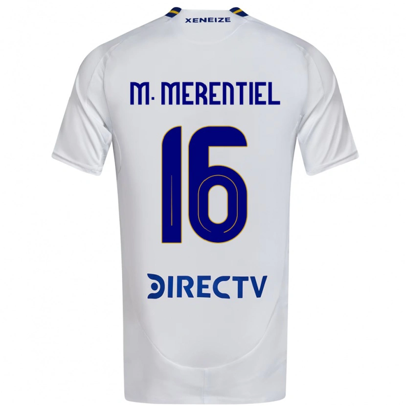 Danxen Femme Maillot Miguel Merentiel #16 Bleu Royal Jaune Tenues Extérieur 2025/26 T-Shirt