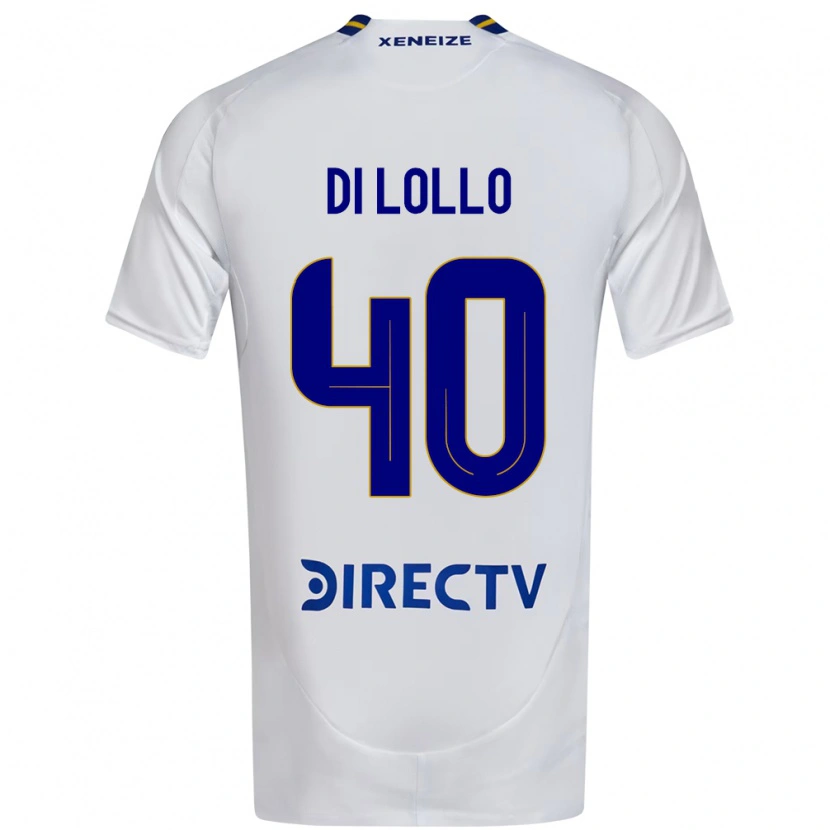 Danxen Femme Maillot Lautaro Di Lollo #40 Bleu Royal Jaune Tenues Extérieur 2025/26 T-Shirt