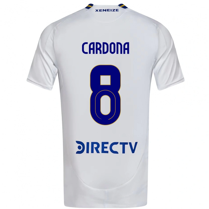 Danxen Femme Maillot Edwin Cardona #8 Bleu Royal Jaune Tenues Extérieur 2025/26 T-Shirt