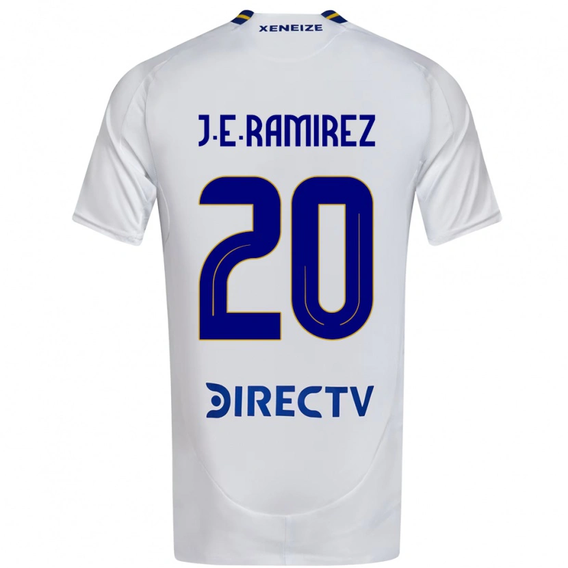 Danxen Femme Maillot Juan Edgardo Ramirez #20 Bleu Royal Jaune Tenues Extérieur 2025/26 T-Shirt
