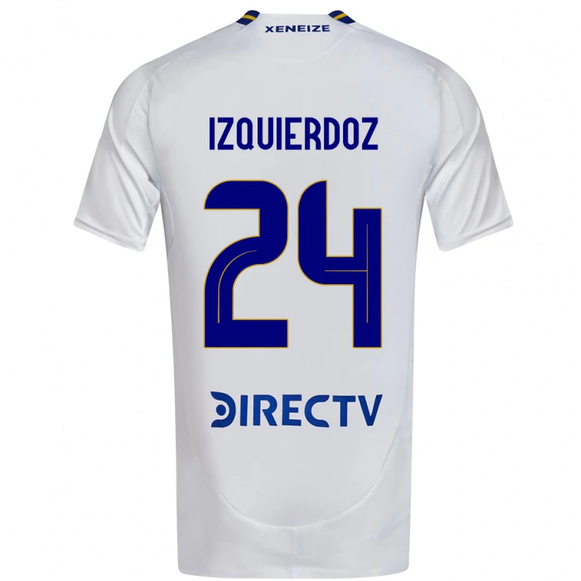 Danxen Femme Maillot Carlos Izquierdoz #24 Bleu Royal Jaune Tenues Extérieur 2025/26 T-Shirt