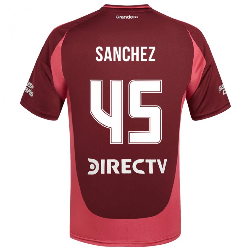 Danxen Femme Maillot Sebastián Sánchez #45 Bordeaux Magenta Tenues Extérieur 2025/26 T-Shirt