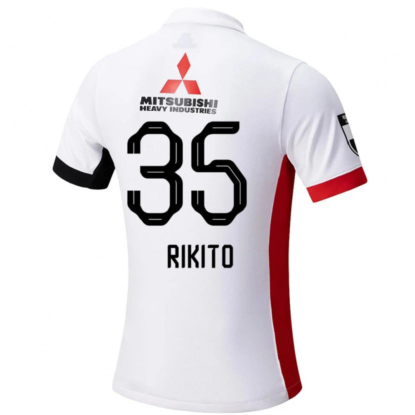 Danxen Femme Maillot Rikito Inoue #35 Blanc Noir Tenues Extérieur 2025/26 T-Shirt
