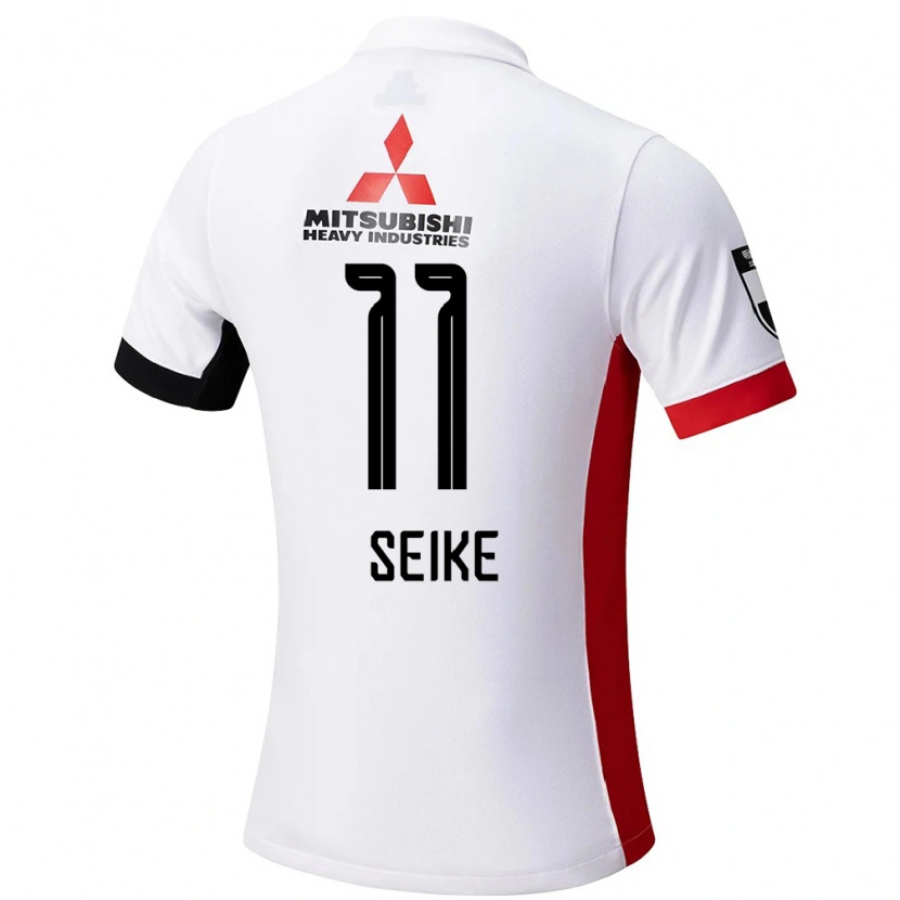 Danxen Femme Maillot Kiko Seike #11 Rouge Blanc Tenues Extérieur 2025/26 T-Shirt