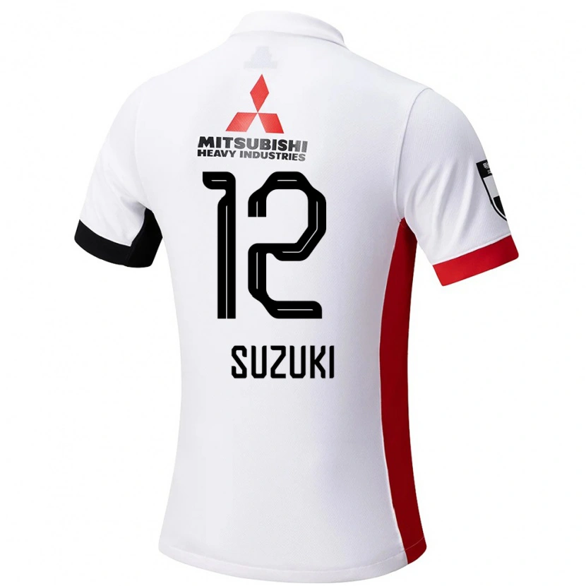 Danxen Femme Maillot Zion Suzuki #12 Rouge Blanc Tenues Extérieur 2025/26 T-Shirt