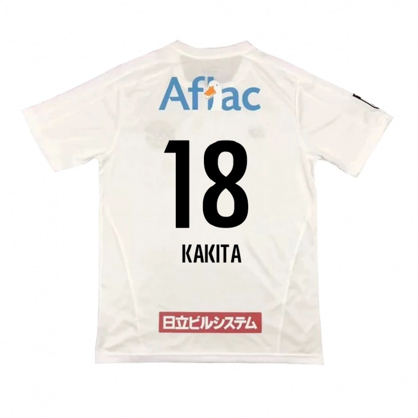 Danxen Femme Maillot Yuki Kakita #18 Noir Jaune Tenues Extérieur 2025/26 T-Shirt