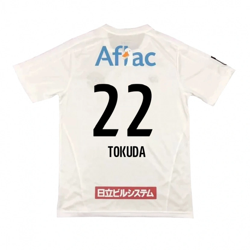 Danxen Femme Maillot Haoto Tokuda #22 Gris Clair Beige Tenues Extérieur 2025/26 T-Shirt
