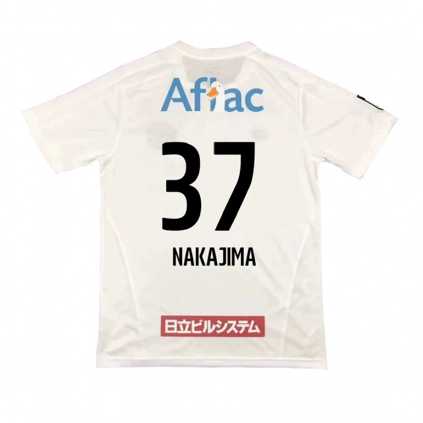 Danxen Femme Maillot Shun Nakajima #37 Gris Clair Beige Tenues Extérieur 2025/26 T-Shirt