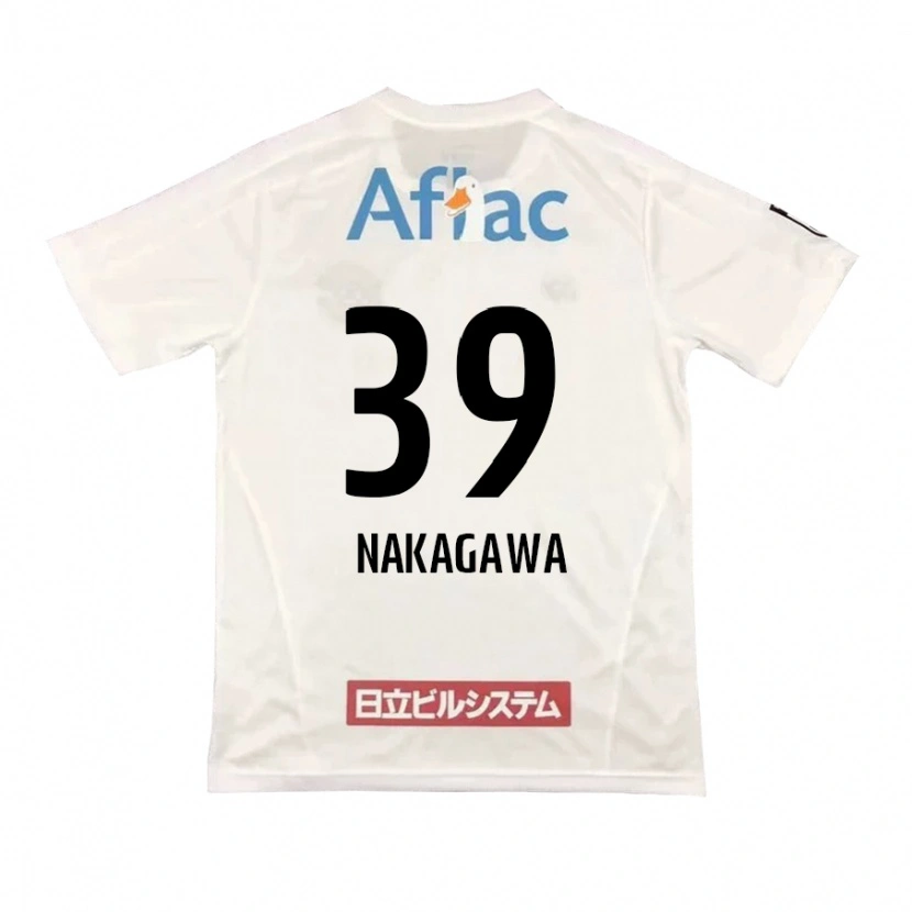 Danxen Femme Maillot Nobuteru Nakagawa #39 Gris Clair Beige Tenues Extérieur 2025/26 T-Shirt