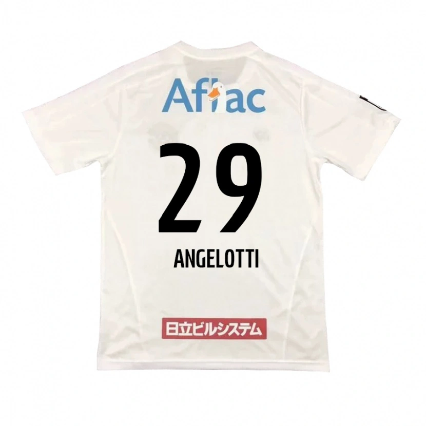 Danxen Femme Maillot Rodrigo Angelotti #29 Gris Clair Beige Tenues Extérieur 2025/26 T-Shirt