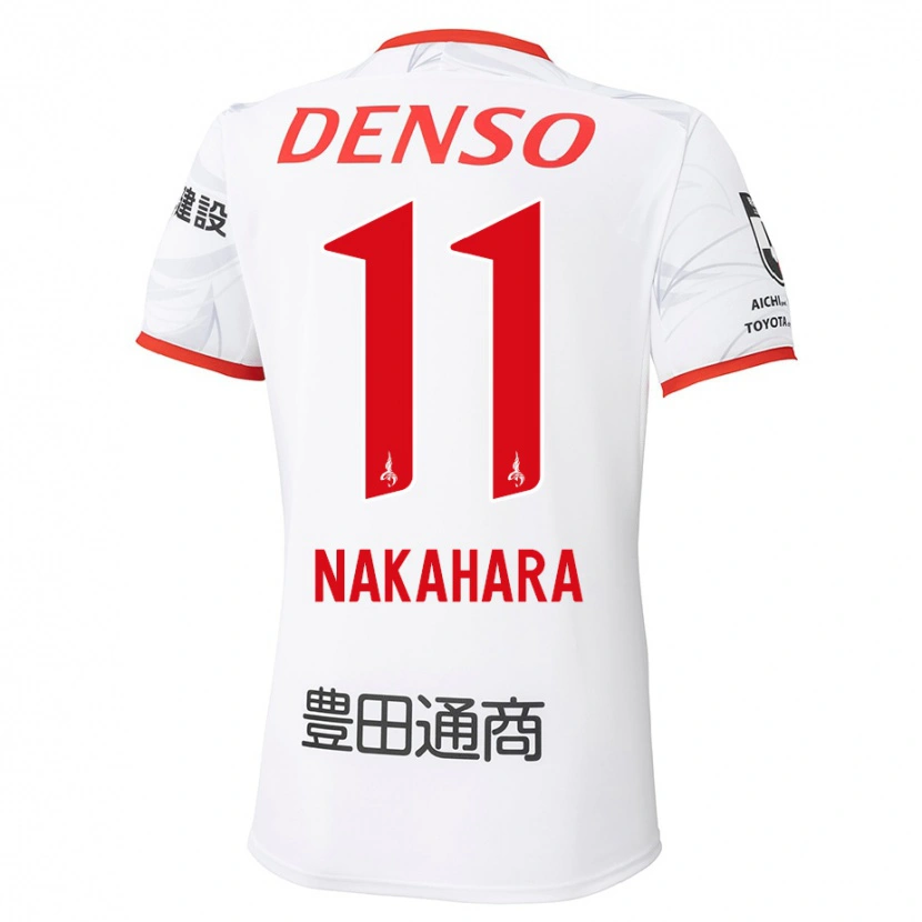 Danxen Femme Maillot Sora Nakahara #11 Rouge Jaune Tenues Extérieur 2025/26 T-Shirt