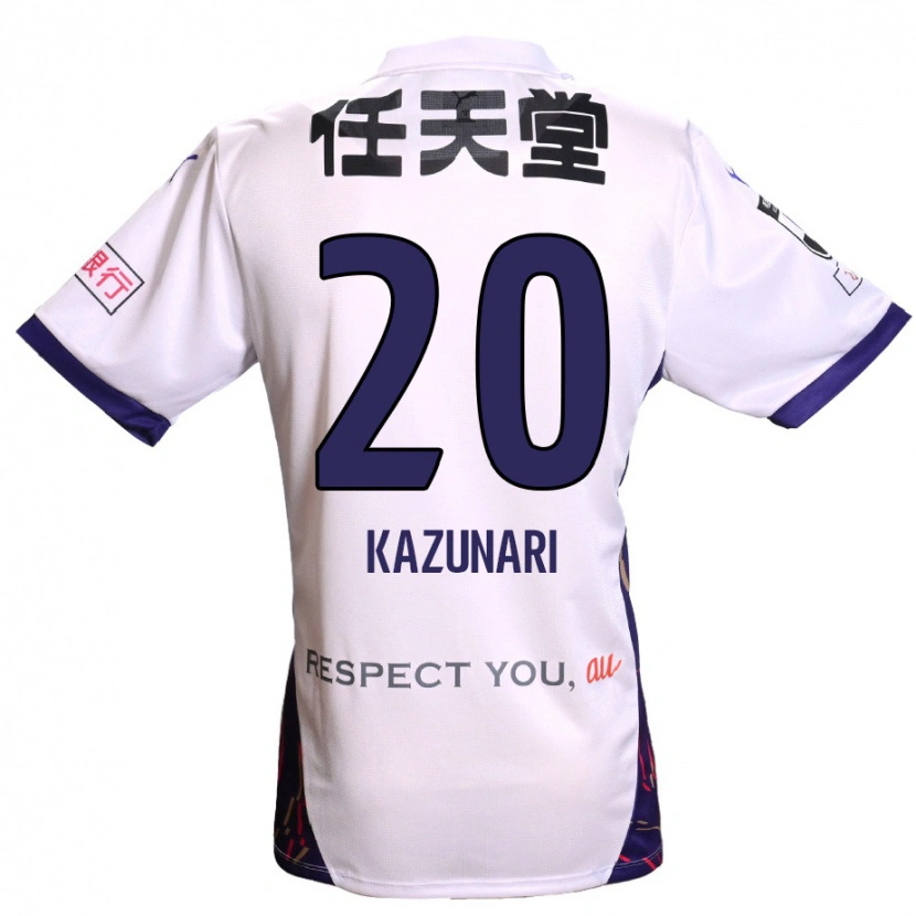 Danxen Femme Maillot Kazunari Kita #20 Blanc Violet Noir Tenues Extérieur 2025/26 T-Shirt